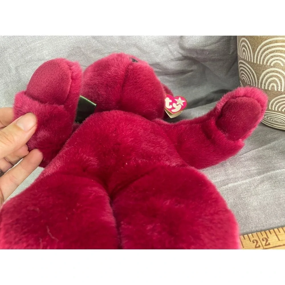 Vintage 1998‎ Ty Beanie Buddy Teddy Cranberry